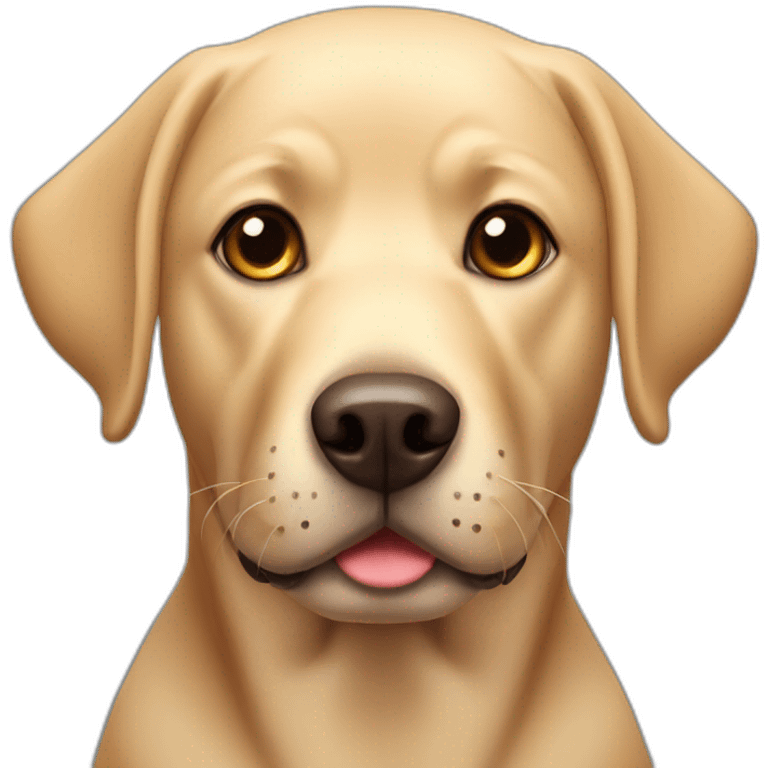 Labrador face emoji