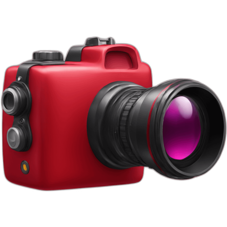 red helium camera emoji