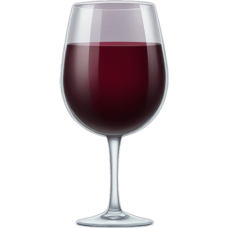 red wine in a long glass emoji