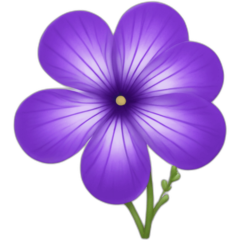 violet flower emoji