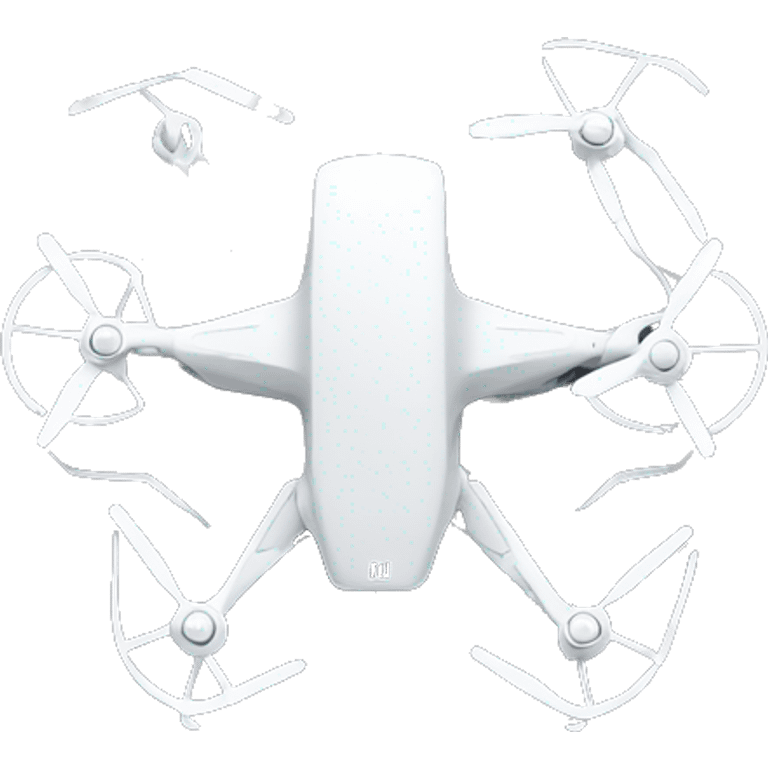 a Dji mini pro 3 drone with the surface of an urchin emoji