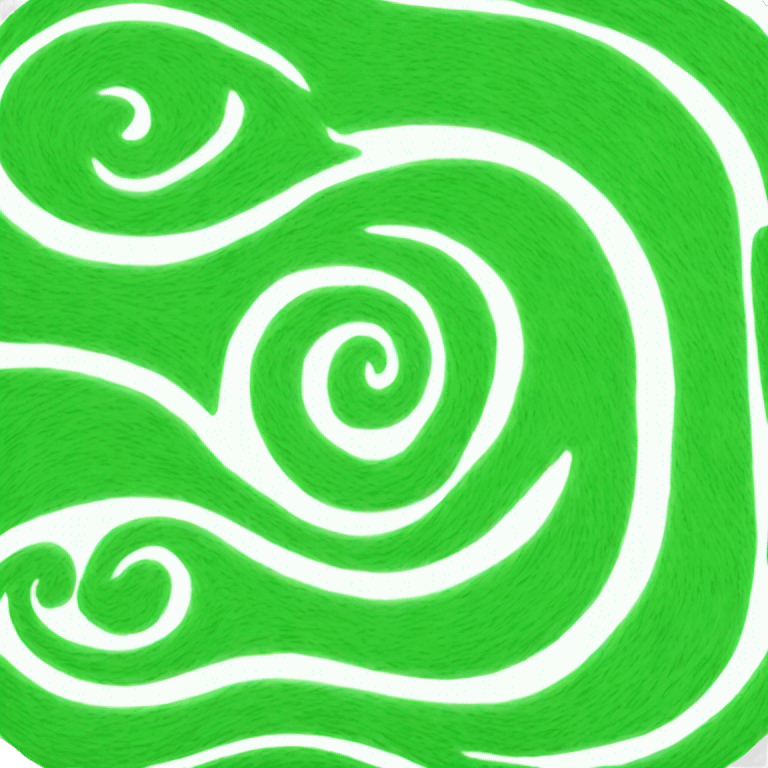 Green swirl emoji