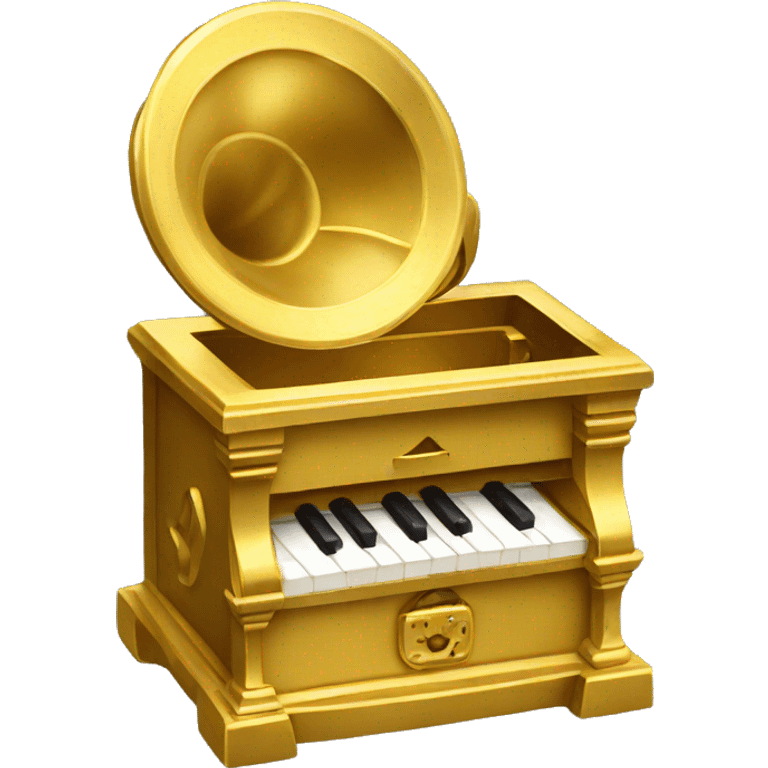  gold music box emoji