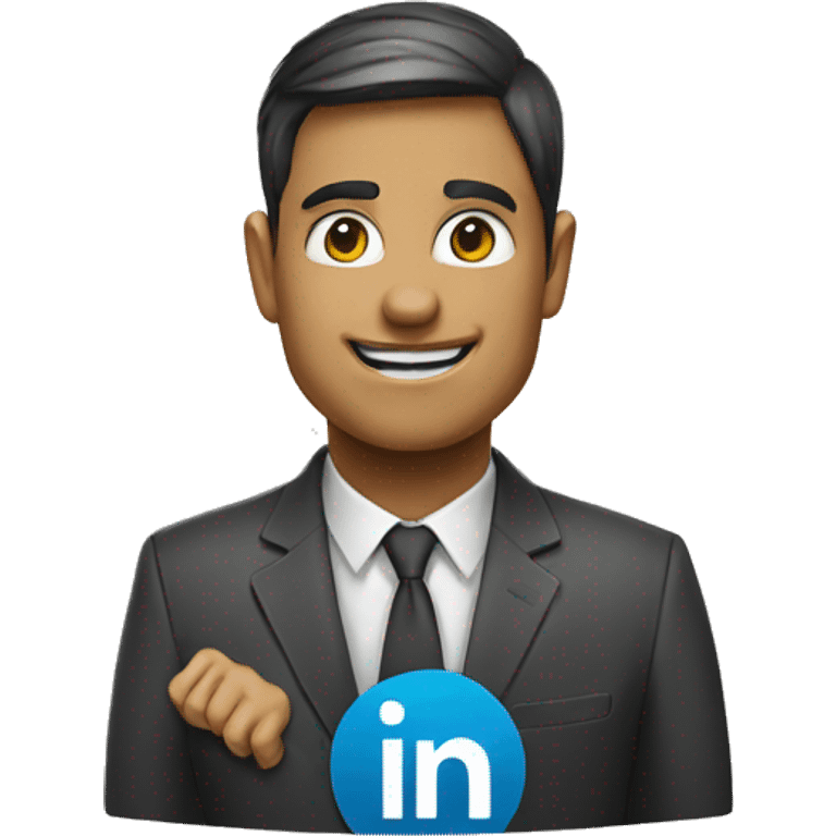 LinkedIn Logo  emoji