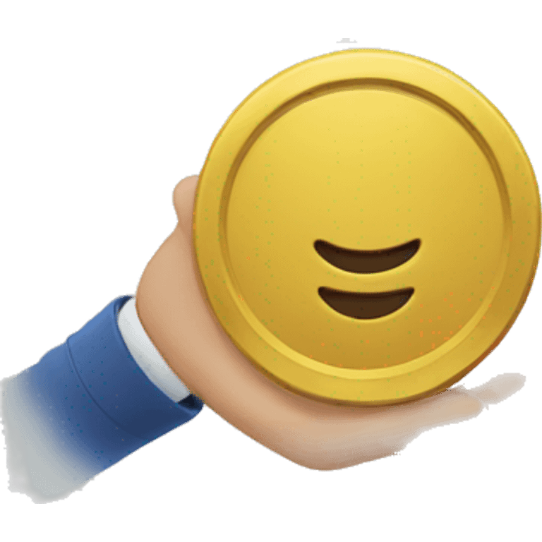 receiving coins emoji