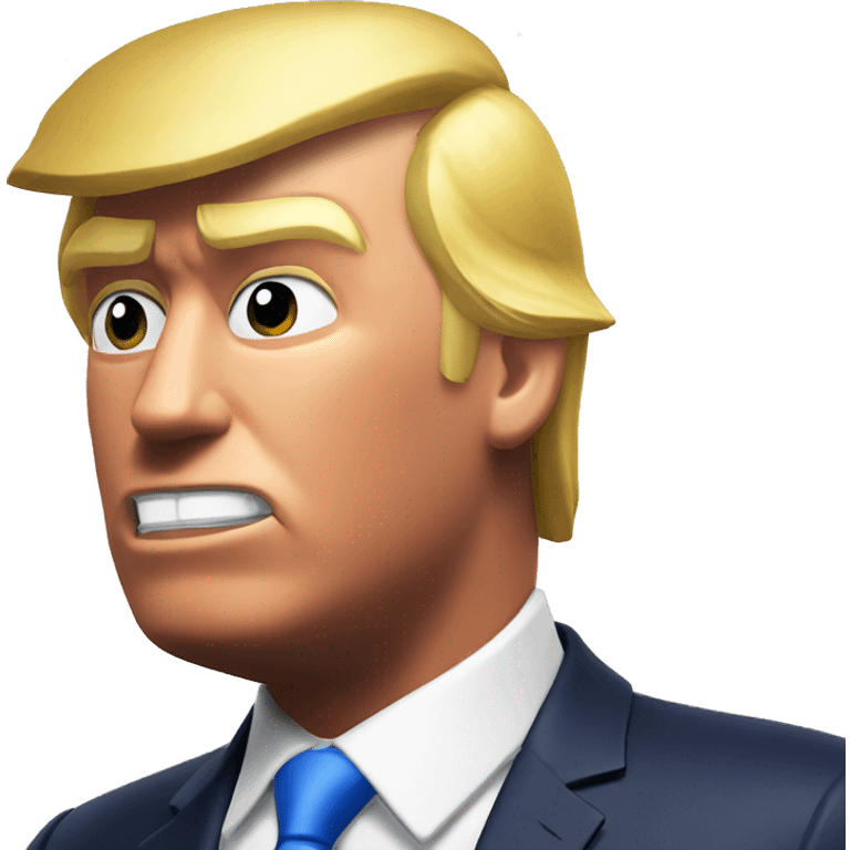 Donald trump in fortnite background emoji