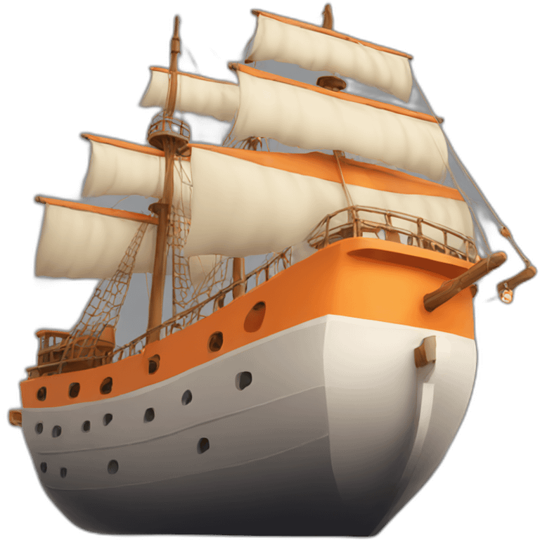 ship-orange- emoji