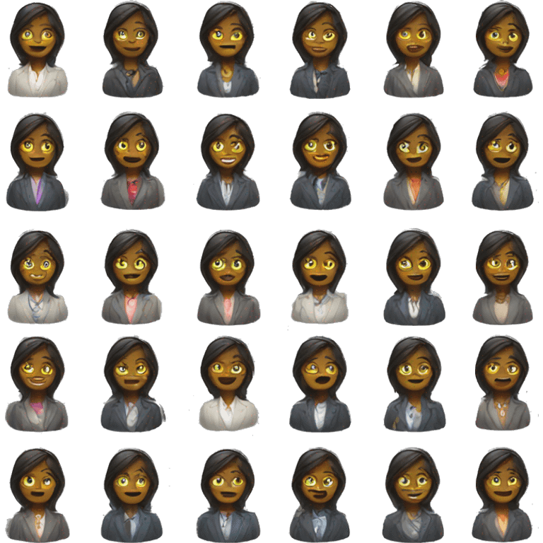 Billionaire woman emoji