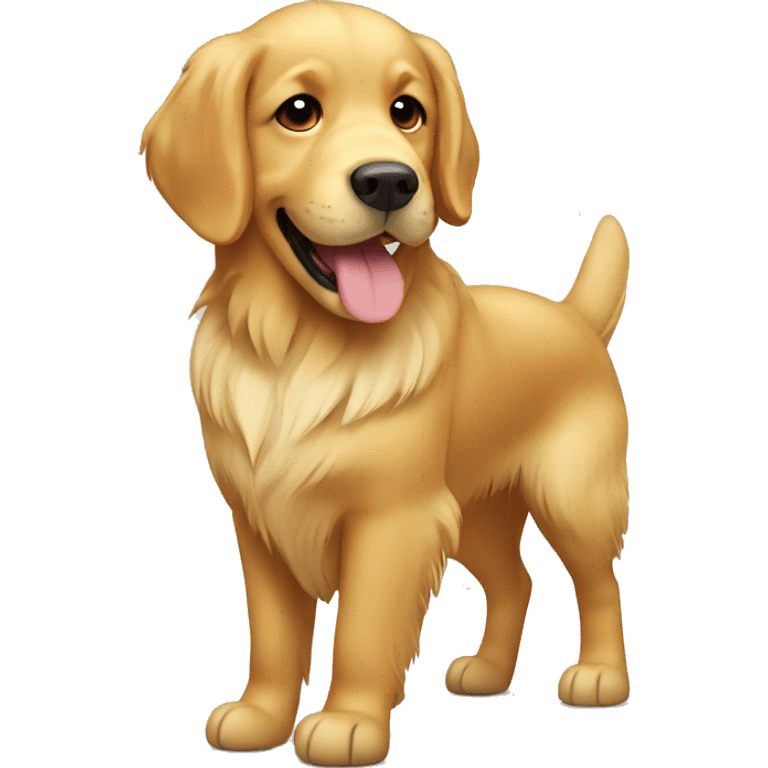 cute golden retriever emoji