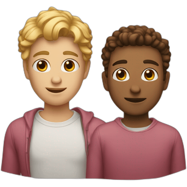 Two friends  emoji