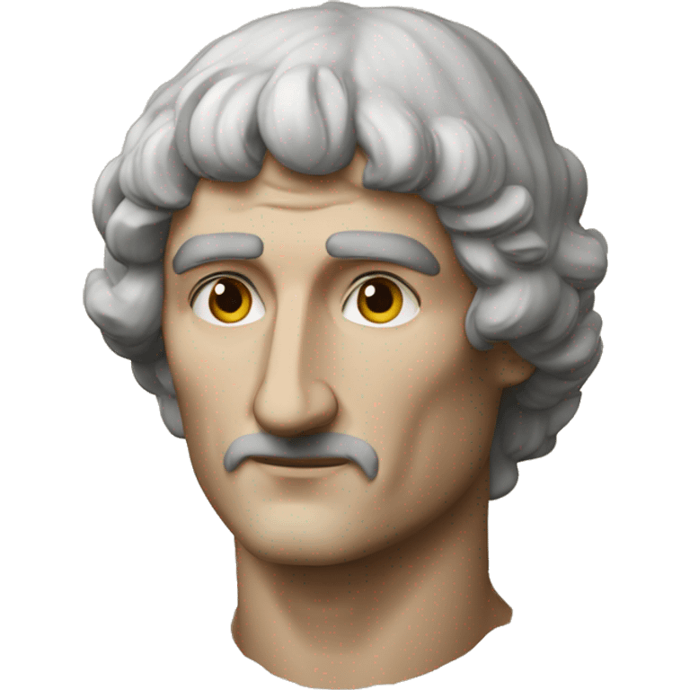 Dante Alighieri corona d’alloro e naso sporgente emoji