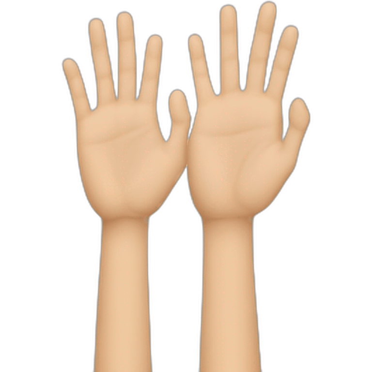 Signe de l’Albanie avec les mains emoji