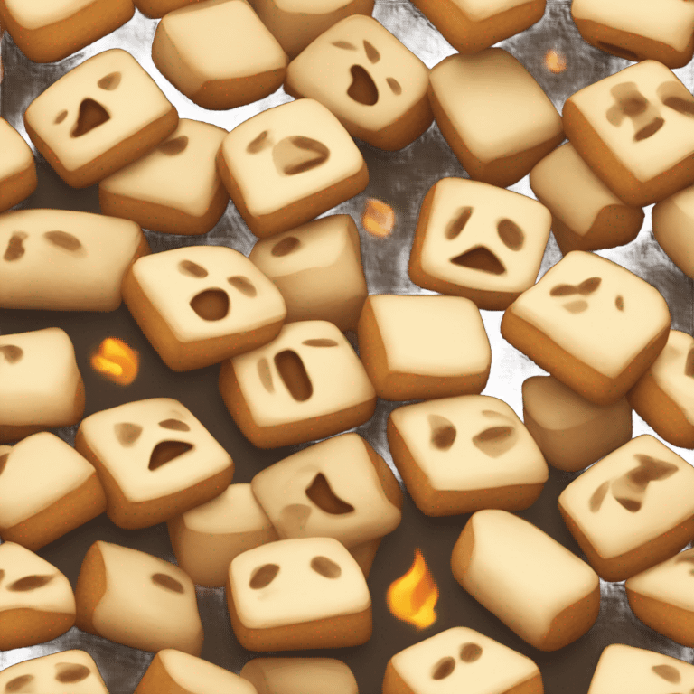 toasted marshmallow emoji