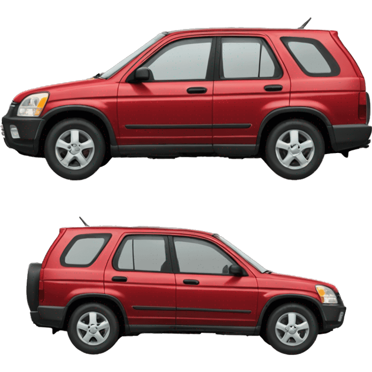 2002 red Honda CRV emoji