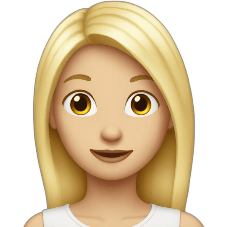 blond in loving emoji