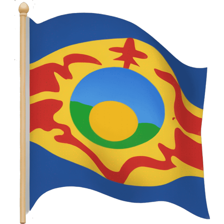 Drapeau kabyle emoji