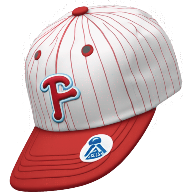 Floating Philadelphia Phillies, baseball hat, flat brim emoji