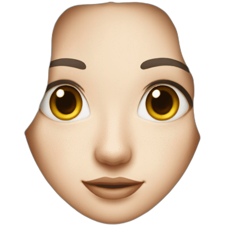 Women and White hair and white skin and freckles emoji