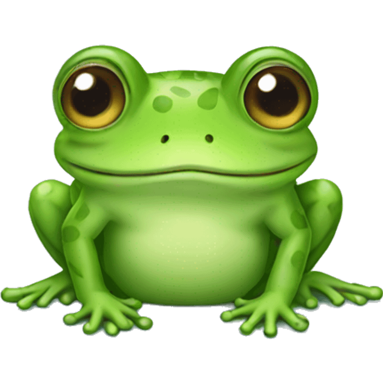 cute frog  emoji