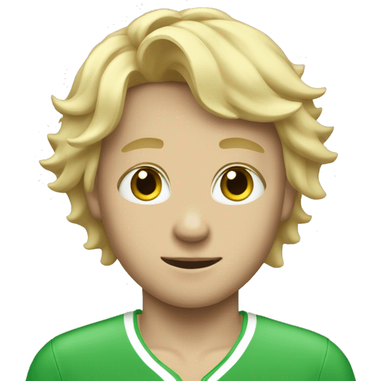 summer olympics blonde boy fencng emoji