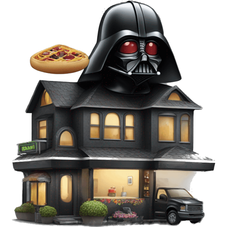 Darth Vader’s dream house and food truck  emoji