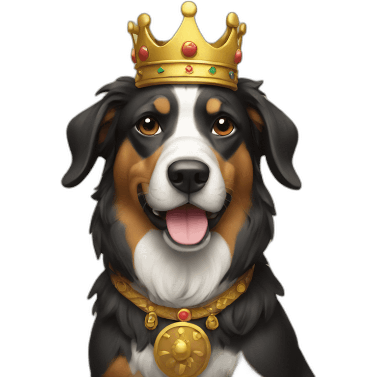 dog king emoji