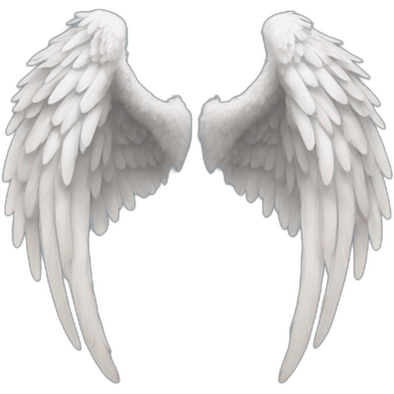 one pair of angel wings emoji