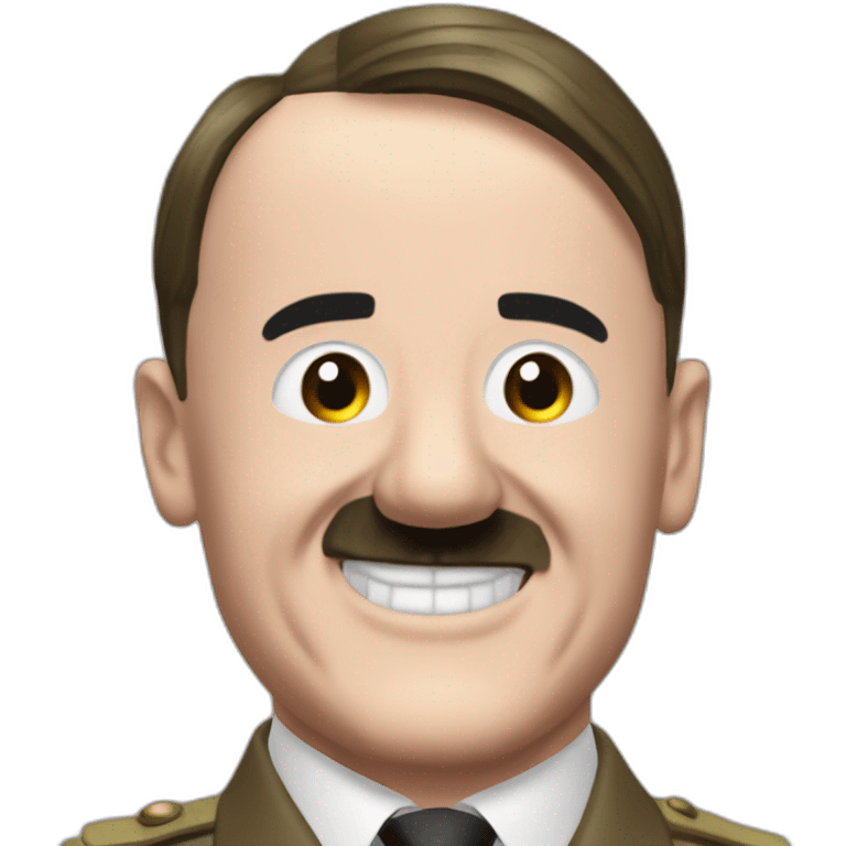 Adolf Hitler on Only Connect with Victoria Coren-Mitchell laughing emoji