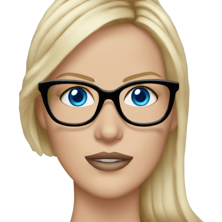 charlize theron blue eyes wearing glasses  emoji