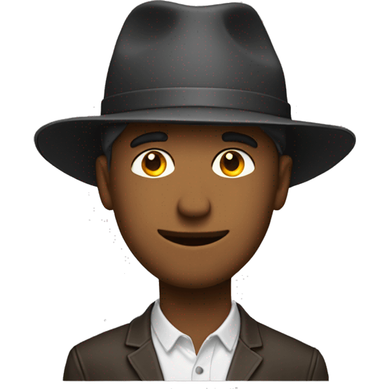 Guy with a hat emoji