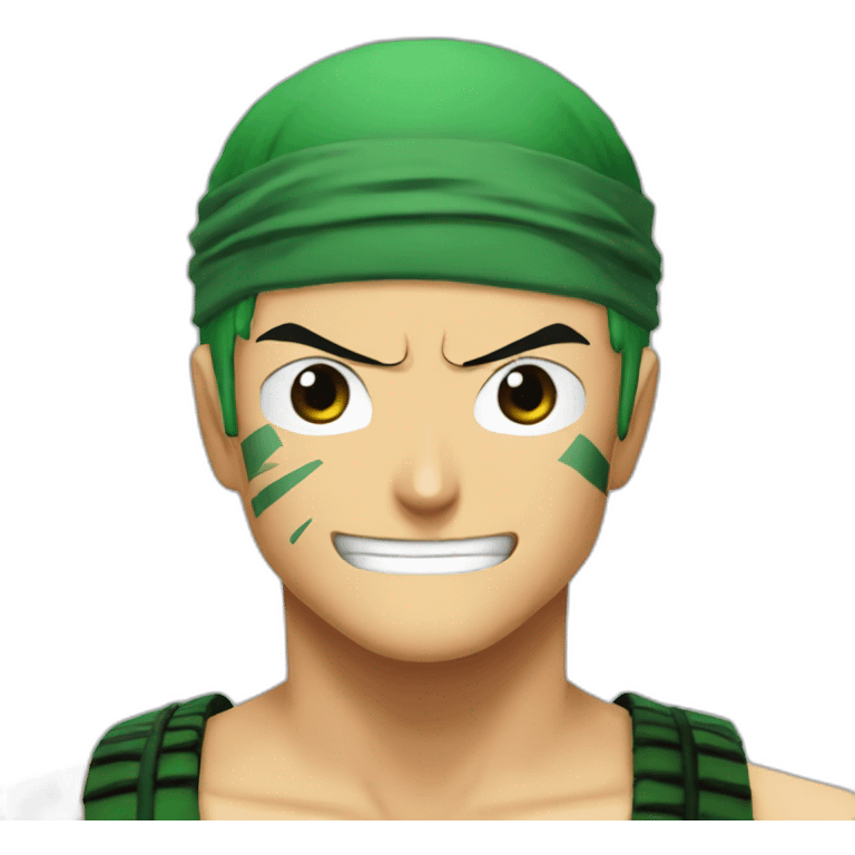 Roronoa zoro one piece emoji