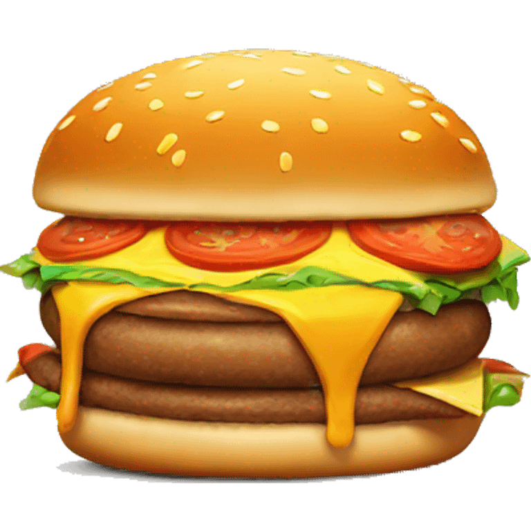 Burger with pizza inside easy emoji