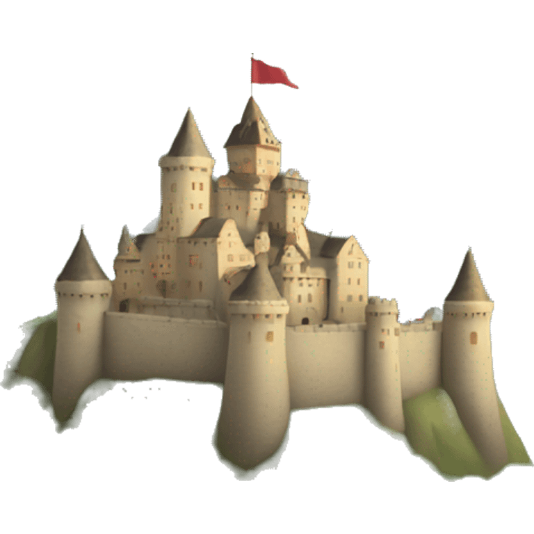 Castle on a hill  emoji