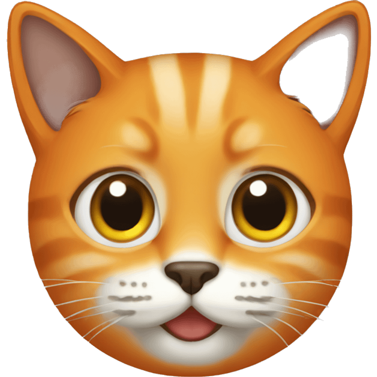 Gato naranja  emoji