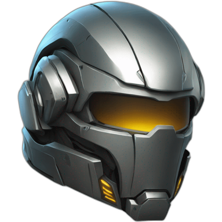 futuristic Technomancer Helmet armored emoji