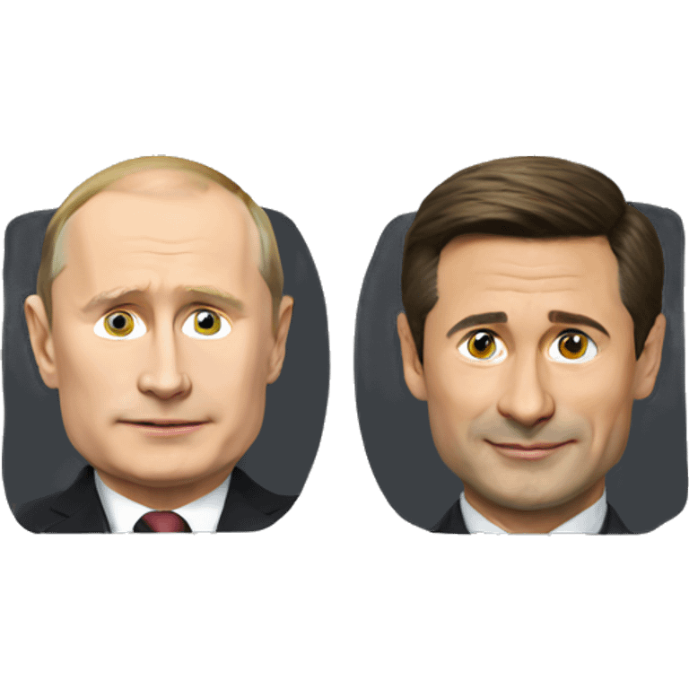 Putin and zelenskiy emoji