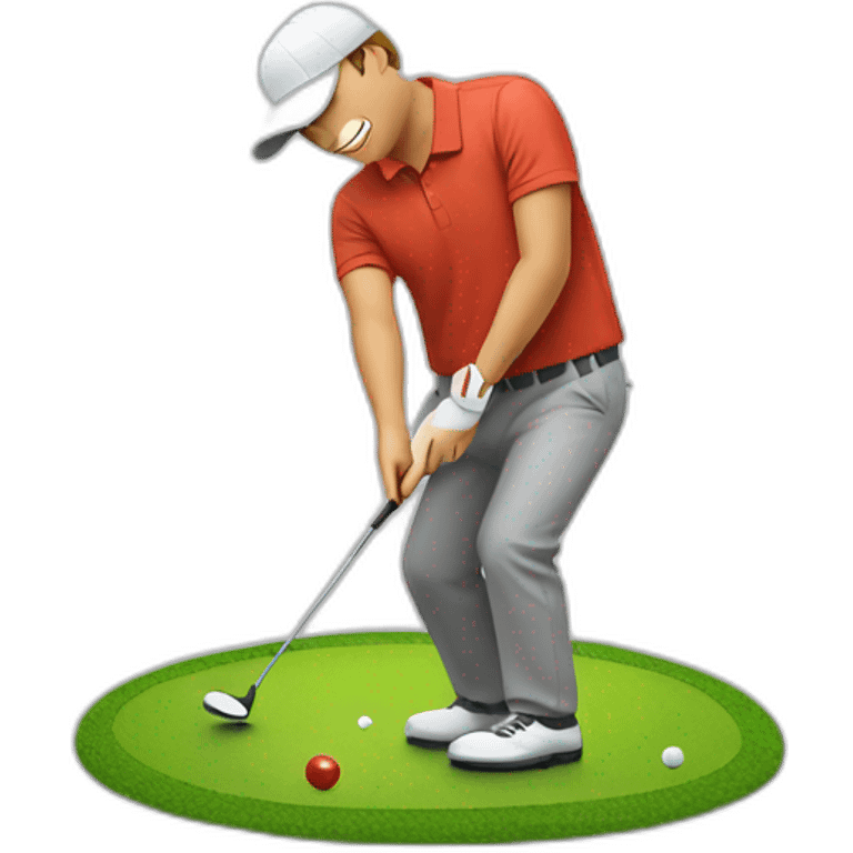 emoji of man playing golf emoji