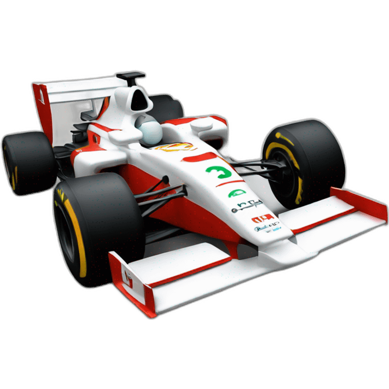 Formule 1 car emoji