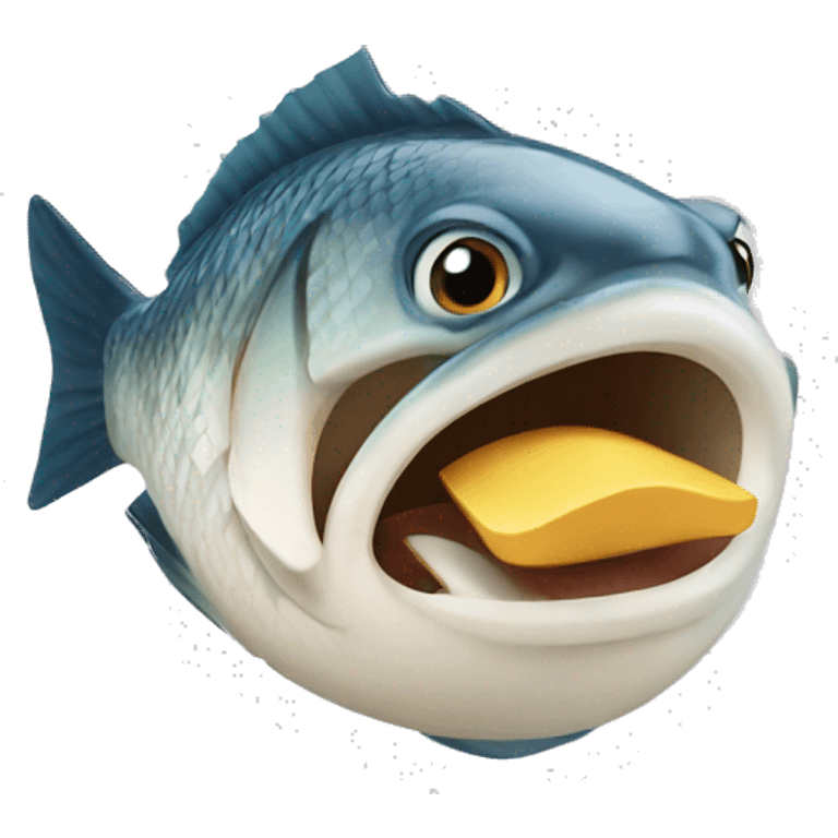 Cooked singer fish emoji