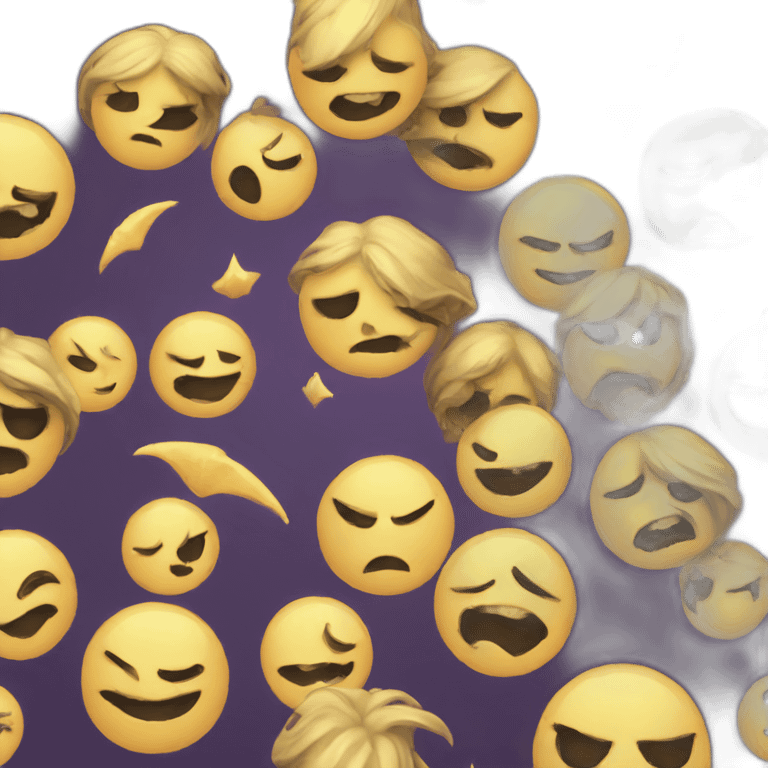 Moon as a female villain emoji