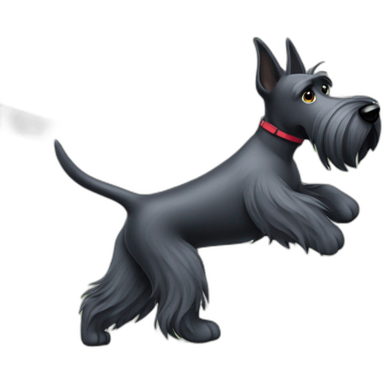 scottish-terrier-dog-walking emoji