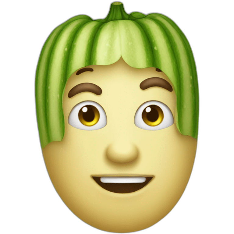 Lazy zucchini emoji