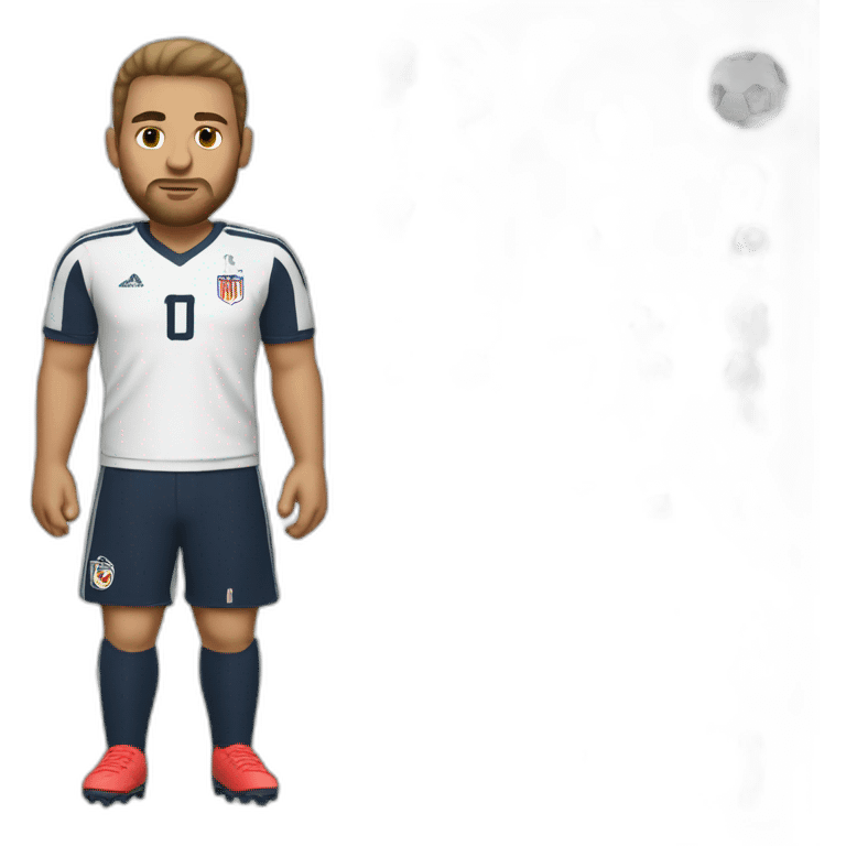 Jugador blanco de 1.67 mts jugador de football emoji