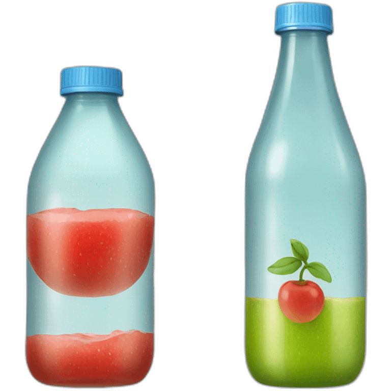 round juice pet bottle  emoji