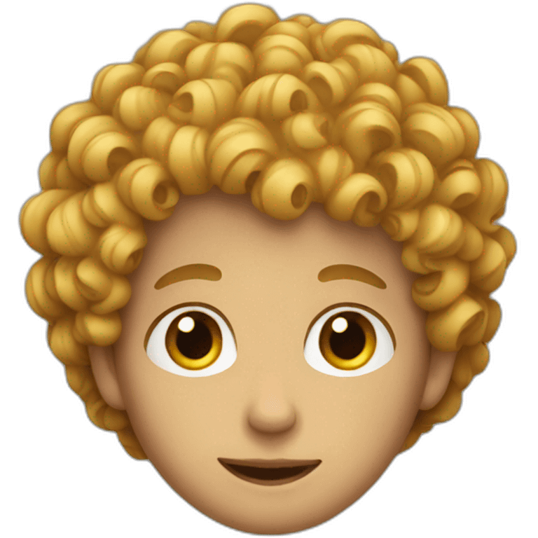 Curly boy emoji