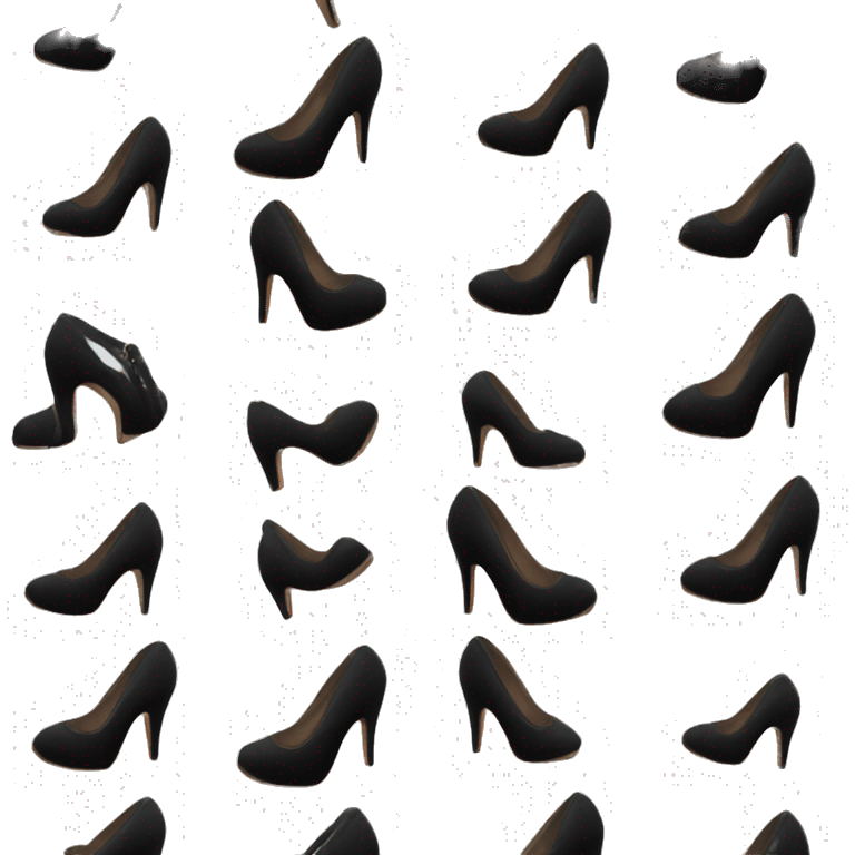 Dark velvet heels emoji