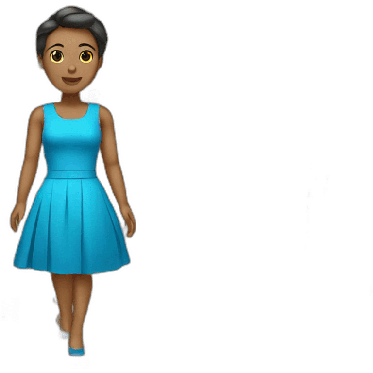 Pop dress woman emoji