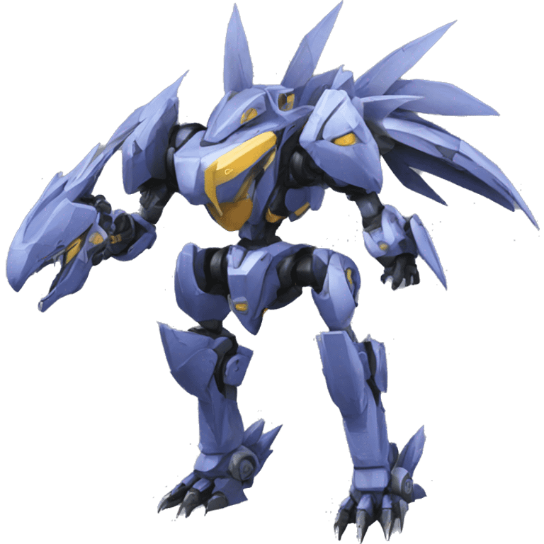 Spiky Medabot-Raptor-Dragon-Mecha emoji