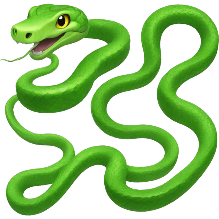 green snake emoji