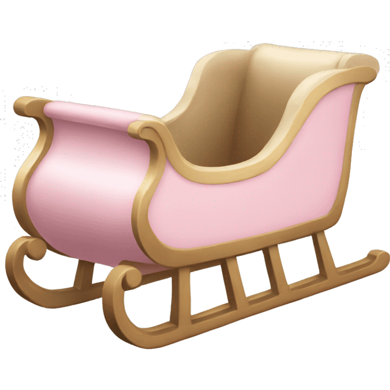 light pink sleigh emoji